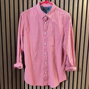 Banana Republic Factory Gingham Shirt (Red/White)